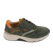 Gabor Rollingsoft Walking Sneaker Green, Dam