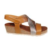 Mephisto Trendig Lädersandal - Ökenbrun Brown, Dam