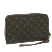 Louis Vuitton Vintage Pre-owned Canvas kuvertvskor Brown, Dam