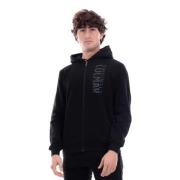 Colmar Reflekterande Logga Dragkedja Hoodie Black, Herr