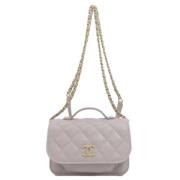 Chanel Vintage Pre-owned Laeder chanel-vskor Gray, Dam