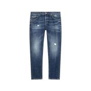 Dondup Slim Fit Blå Bomull Stretch Jeans Blue, Herr