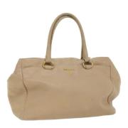 Prada Vintage Pre-owned Laeder prada-vskor Beige, Dam