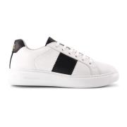 National Standard Handgjorda Etiska Sneakers Vit Svart White, Dam