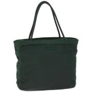 Prada Vintage Pre-owned Nylon prada-vskor Green, Dam