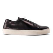 National Standard Handgjorda Svart Patina Sneakers Black, Herr