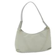 Prada Vintage Pre-owned Nylon prada-vskor Beige, Dam