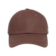 Jacquemus Baseball Cap Exklusiv Justerbar Passform Brun Brown, Unisex