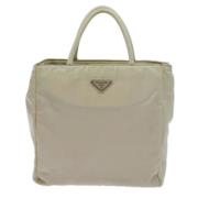 Prada Vintage Pre-owned Tyg prada-vskor Beige, Dam