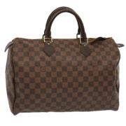 Louis Vuitton Vintage Pre-owned Canvas louis-vuitton-vskor Brown, Dam