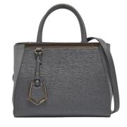 Fendi Vintage Pre-owned Laeder totevskor Gray, Dam