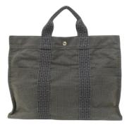 Hermès Vintage Pre-owned Canvas totevskor Gray, Dam