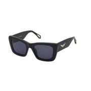 Zadig & Voltaire Svarta Solglasögon Röklins Shiny Black, Unisex