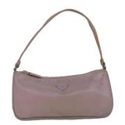 Prada Vintage Pre-owned Nylon prada-vskor Pink, Dam