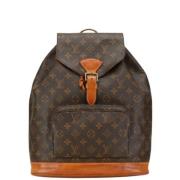 Louis Vuitton Vintage Pre-owned Canvas ryggsckar Brown, Dam