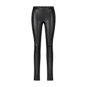 Arma Läder Leggings Stilfull Bekväm Chic Black, Dam