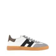 Hogan Coolt Läder Vita Sneakers Memory Foam Multicolor, Herr