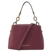 Michael Kors Pre-owned Pre-owned Laeder handvskor Purple, Dam