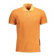 Gant Stiligt Orange Polotröja Orange, Herr