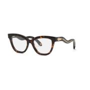 Roberto Cavalli Stiliga solglasögon Shiny Dark Havana Brown, Unisex