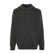 Carhartt Wip Script Logo Hooded Duster Jacket Black, Herr