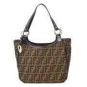 Fendi Vintage Pre-owned Canvas fendi-vskor Brown, Dam