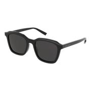 Saint Laurent Svart/Grå Solglasögon SL 457 Black, Unisex