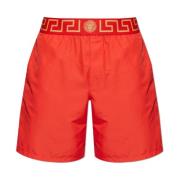 Versace Badshorts med logotyp Red, Herr