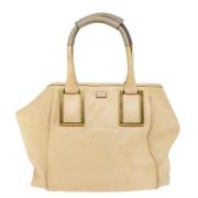 Chloé Pre-owned Pre-owned Laeder handvskor Beige, Dam