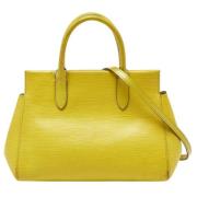 Louis Vuitton Vintage Pre-owned Laeder handvskor Yellow, Dam