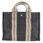 Hermès Vintage Pre-owned Bomull totevskor Gray, Unisex