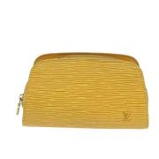 Louis Vuitton Vintage Pre-owned Laeder louis-vuitton-vskor Yellow, Dam