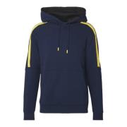 Emporio Armani EA7 Blå Hoodie Vår/Sommar 2024 Bomull Blue, Herr