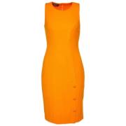 Versace Pre-owned Pre-owned Tyg klnningar Orange, Dam