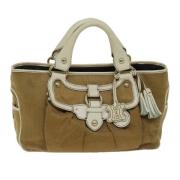 Celine Vintage Pre-owned Canvas celine-vskor Beige, Dam