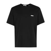 Helmut Lang Metallic T-shirt Black, Herr