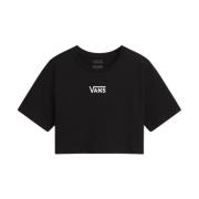 Vans Casual Bomullstee för Vardagsbruk Black, Dam