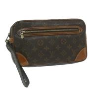 Louis Vuitton Vintage Pre-owned Canvas kuvertvskor Brown, Dam