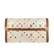 Louis Vuitton Vintage Pre-owned Laeder plnbcker Multicolor, Dam