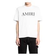 Amiri Kärna Logo Tee White, Herr