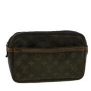 Louis Vuitton Vintage Pre-owned Canvas kuvertvskor Brown, Dam