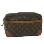 Louis Vuitton Vintage Pre-owned Canvas kuvertvskor Brown, Dam