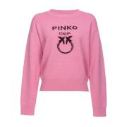 Pinko Stiliga Sweaters Kollektion Pink, Dam