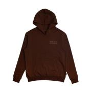 Deus Ex Machina Barrett Logo Print Hoodie Brown, Herr