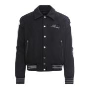 Amiri Bones Ull Bomberjacka Black, Herr