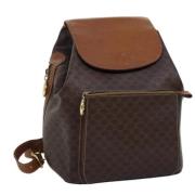 Celine Vintage Pre-owned Laeder ryggsckar Brown, Dam