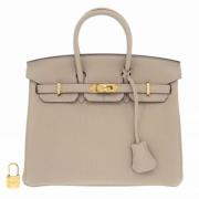 Hermès Vintage Pre-owned Laeder handvskor Gray, Dam