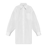 Maison Margiela Oversized Cut Skjorta White, Dam