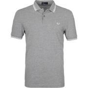 Fred Perry Grå P48 Bomullspolo Gray, Herr