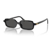 Miu Miu Dam Solglasögon Metall Kollektion Black, Dam